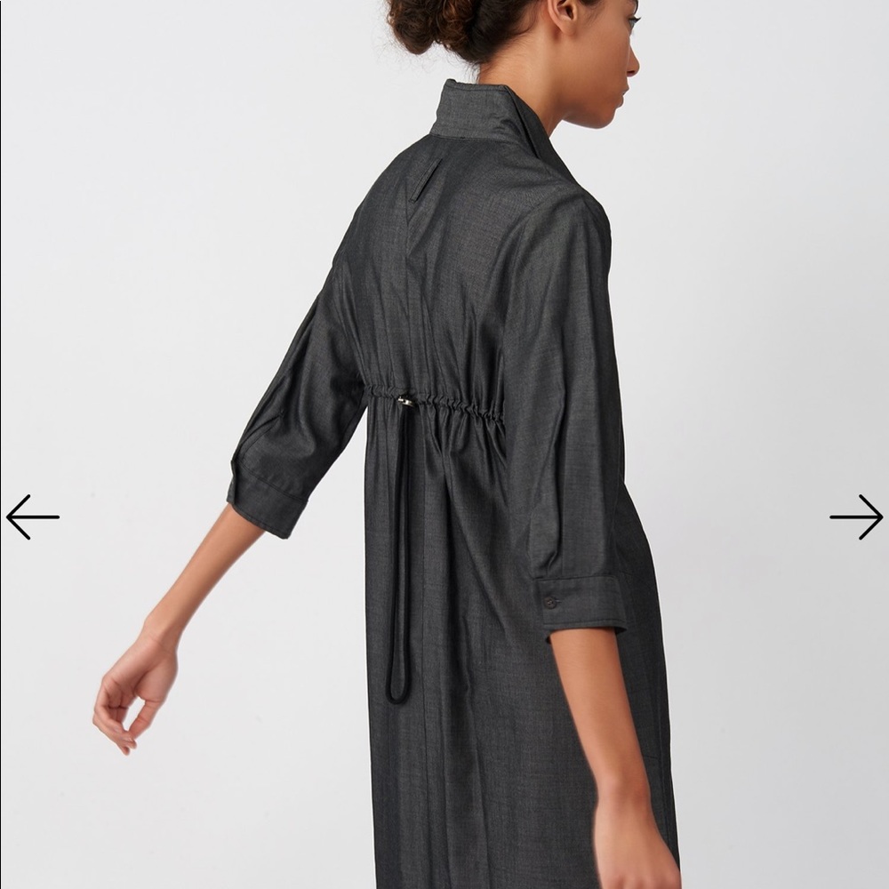 KAL RIEMAN DOUBLE COLLAR SHIRT DRESS